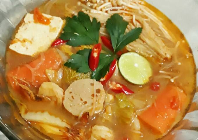 Resep Tomyum Seafood Bakso Oleh Yashella Tirana Cookpad