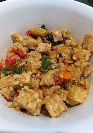 Foto resep Oreg tempe basah