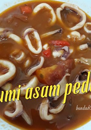 Foto resep Cumi asam pedas simpel