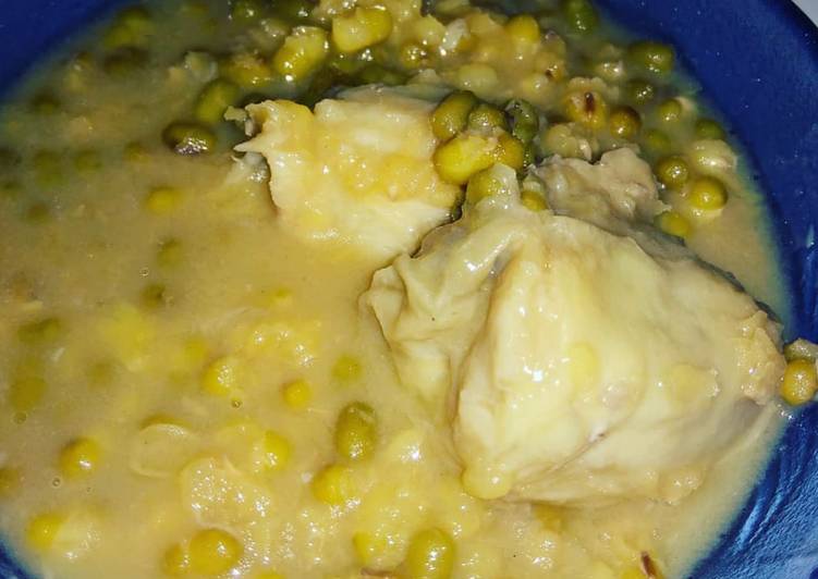 Hijau resepi durian kacang bubur