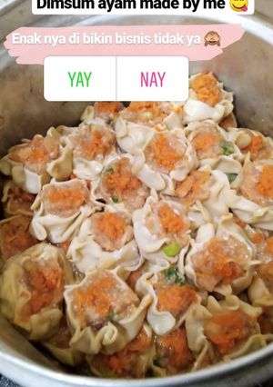 Foto resep Dimsum (Siomay) Ayam jamur Kukus 🥟😋