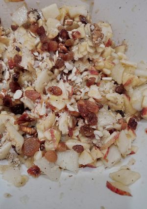 A picture of Shahi fruit chaat.