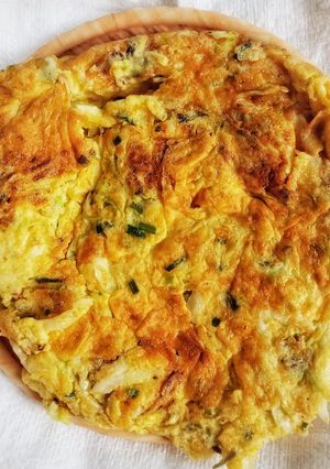 Foto resep Telur dadar sayur