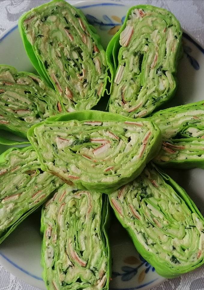 Лаваш з крабовими паличками