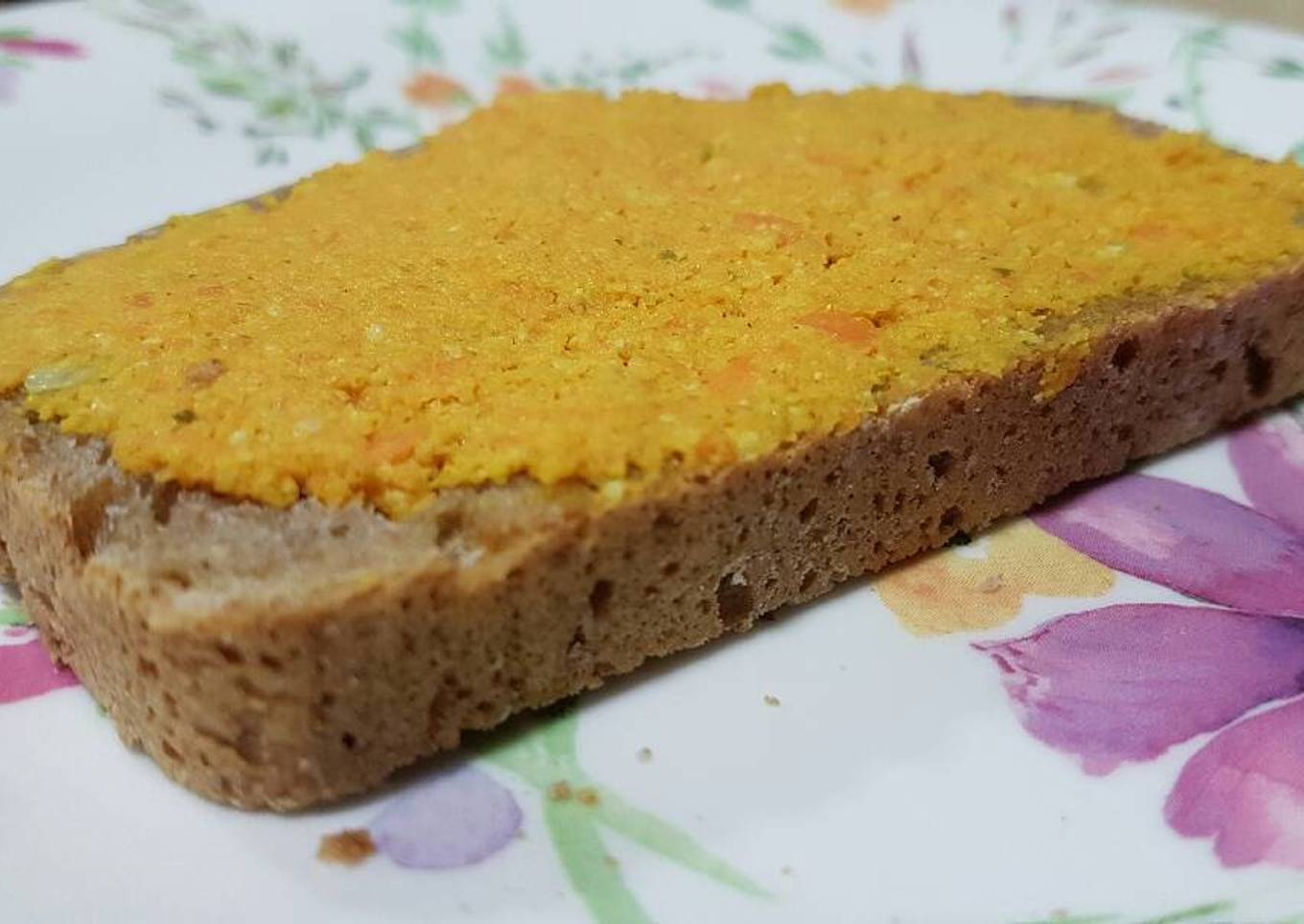 Paté de zanahoria y curry