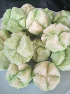 Foto resep 1. Apem tape singkong (takaran sendok)