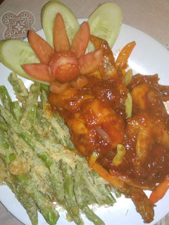 Foto resep Sayap ayam asam manis dengan buncis krispy