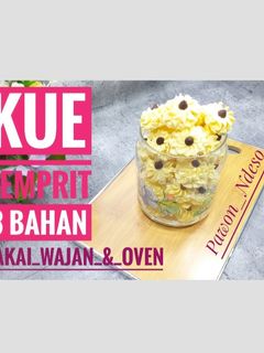 Foto resep 73. KUE SEMPRIT 3 BAHAN. BISA PAKAI WAJAN / OVEN