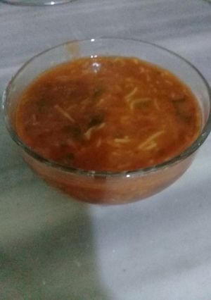 صورة لوصفة شوربة الشعيرية
