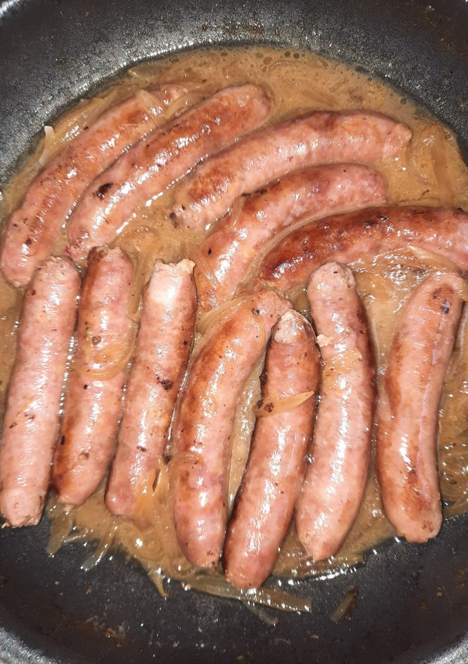 Una foto de Salchichas al vino