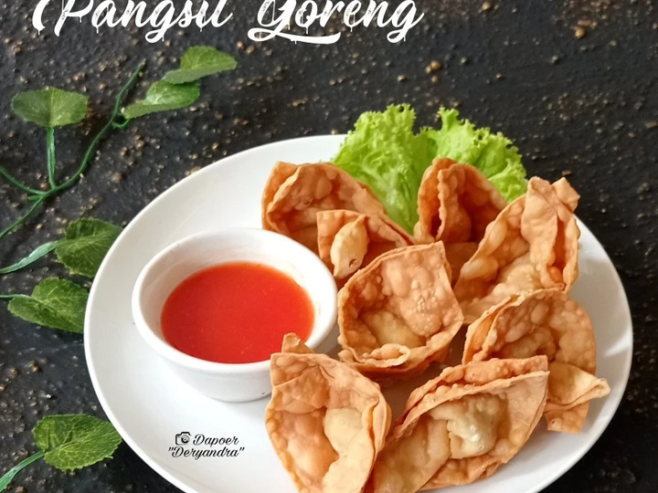 Cara Gampang Membuat Resep  Pangsit Goreng yang Enak, Bisa Manjain Lidah