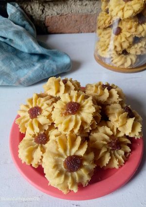 Foto resep Semprit mawar jadul