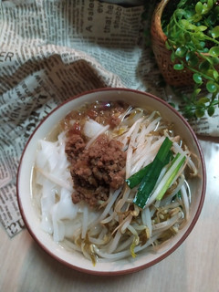 客家湯粄條 的食譜成品照片