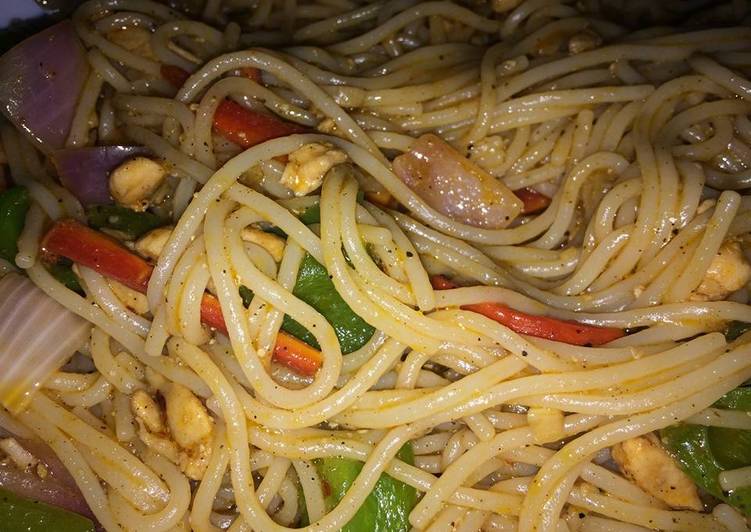 Step-by-Step Guide to Make Speedy Chicken spagheti