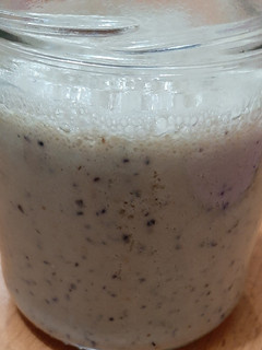 Una foto de Batido de arándanos