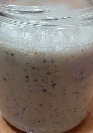 Una foto de Batido de arándanos