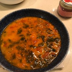 A picture of Sausage Kale Soup.