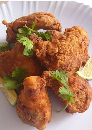 A picture of Crispy and Spicy Chicken wings.