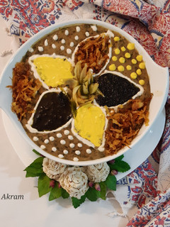 عکسی از دستور آش بلغور جو