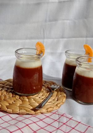 Foto resep Puding coklat vla vanila