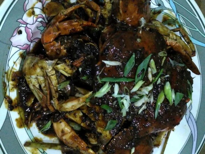 Langkah Mudah untuk Membuat Resep Kepiting lada hitam yang Lezat Sekali Anti Ribet, Mantap Sekali