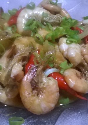 Foto resep Udang saus tiram