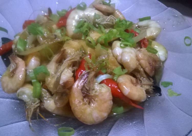 Langkah Mudah untuk Membuat Udang saus tiram Jadi, Lezat Sekali
