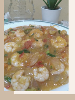 Foto resep Udang Saus Padang