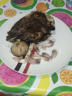 Una foto de Cabeza de cordero al horno