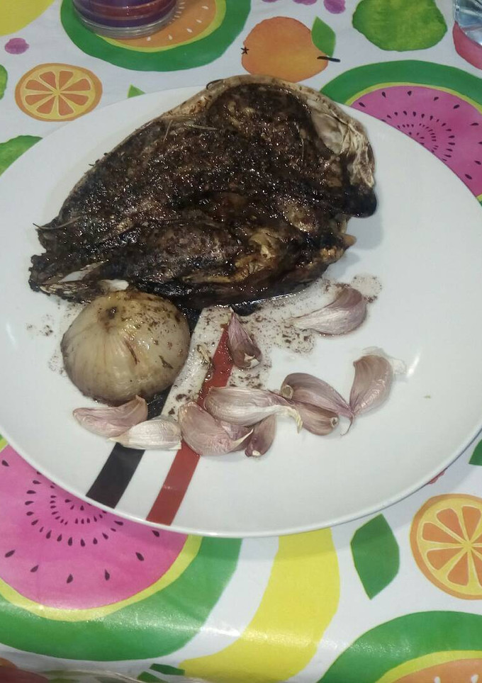Una foto de Cabeza de cordero al horno