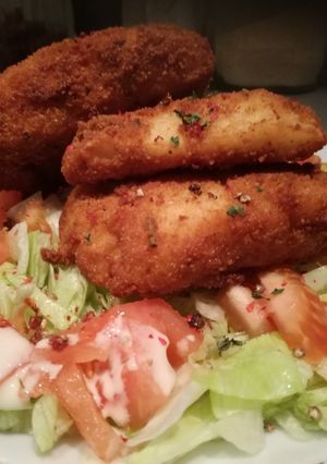Foto di Tranci di baccalà impanati al curry