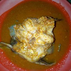 A picture of Catfish pepper soup.