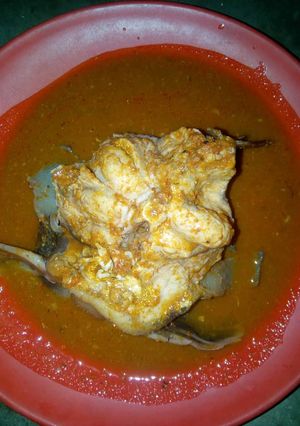 A picture of Catfish pepper soup.