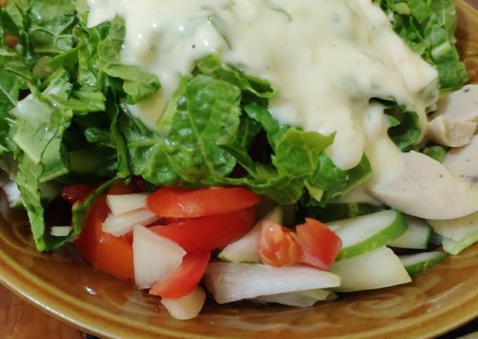Cara membuat Simple Vegetable Salad