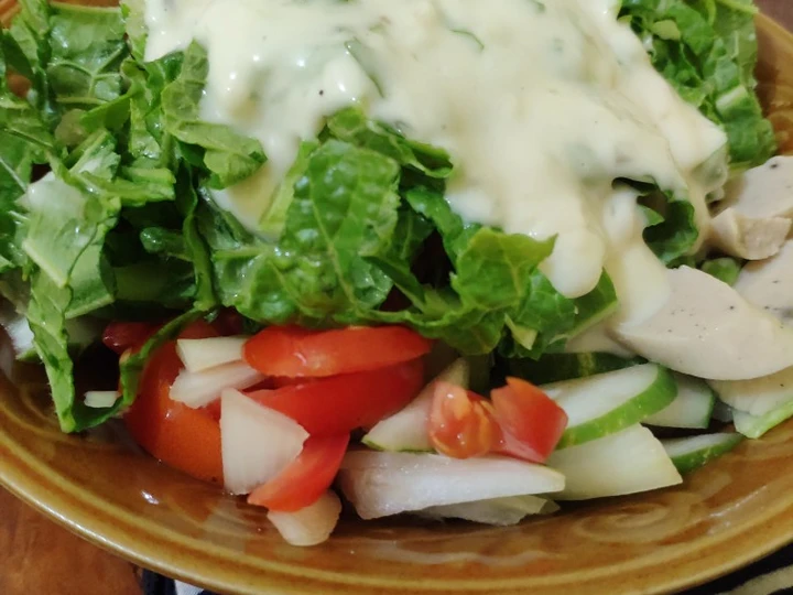 Cara Simple Membuat Resep  Simple Vegetable Salad yang Menggugah Selera, Enak