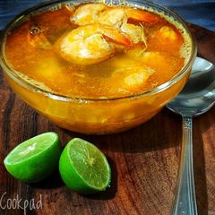 A picture of Shrimp soup 🦐.