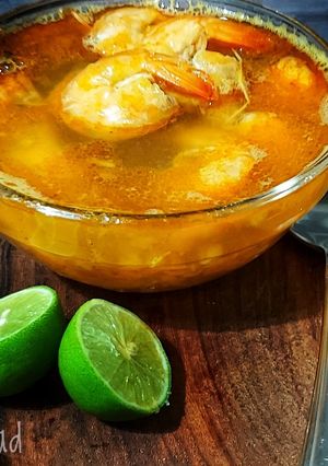 A picture of Shrimp soup 🦐.
