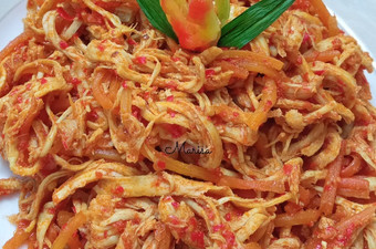 Bagaimana Membuat Ayam Suwir Pedas Enak Terbaru