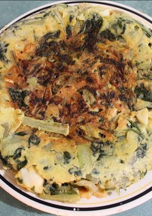 Una foto de Tortilla de Acelgas y Almendras Tostadas