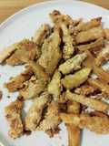 Bastoncini croccanti di melanzane