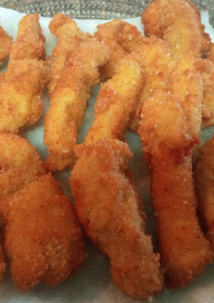Una foto de Barritas de pollo a la parmesana