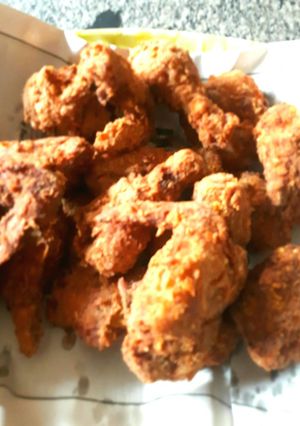 A picture of KFC Chicken.