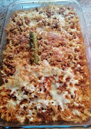 صورة لوصفة معكرونه بصلصة البندوره