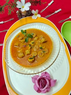 राजस्थानी गट्टे की सब्जी रेसिपी मुख्य फोटो