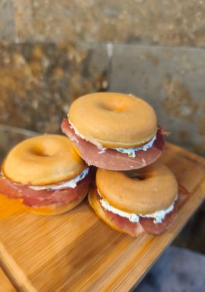 Una foto de Mini donas de queso en máquina de donas 1️⃣7️⃣