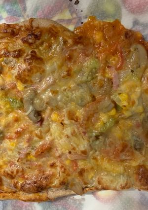 Una foto de Masa de pizza con harina de espelta integral en Mambo