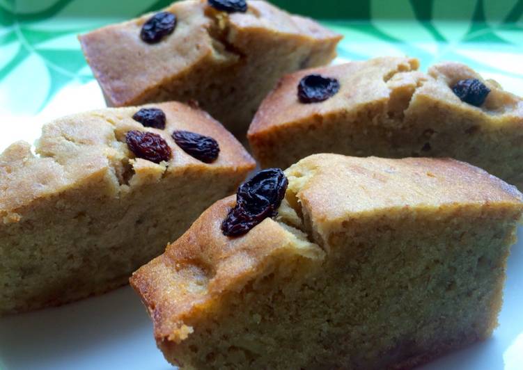 Langkah Mudah untuk Menyiapkan Bolu Pisang Kismis no mixer Anti Gagal