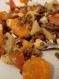 Ensalada tibia de lentejas