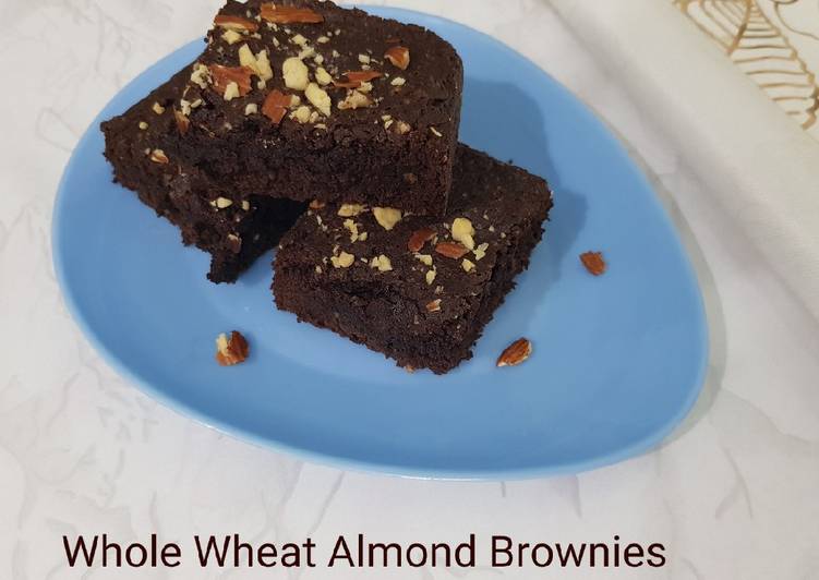 Step-by-Step Guide to Prepare Super Quick Homemade Whole Wheat Almond Brownies