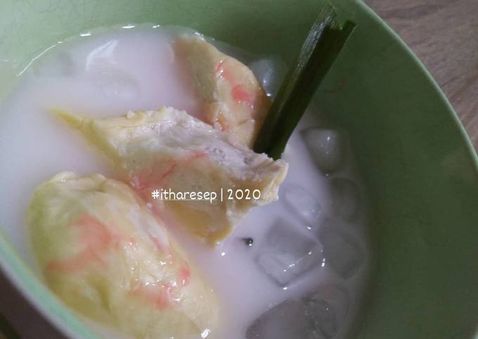 Cara Gampang Menyiapkan Es susu durian, Bikin Ngiler